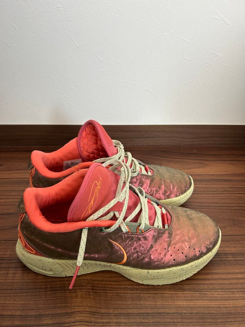 Nike バスケットボールシューズ ピンク/グレー