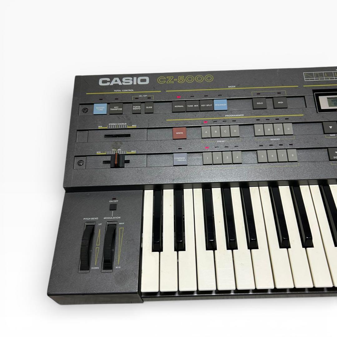 CASIO CZ-5000 デジタルシンセサイザー 動作確認済 ビンテージ 名機