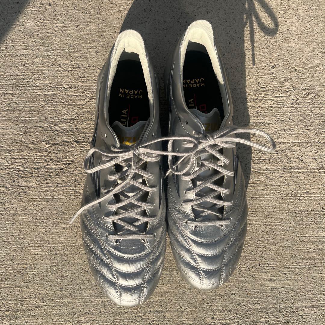 Mizuno Morelia neo4サッカーシューズ シルバー26.5