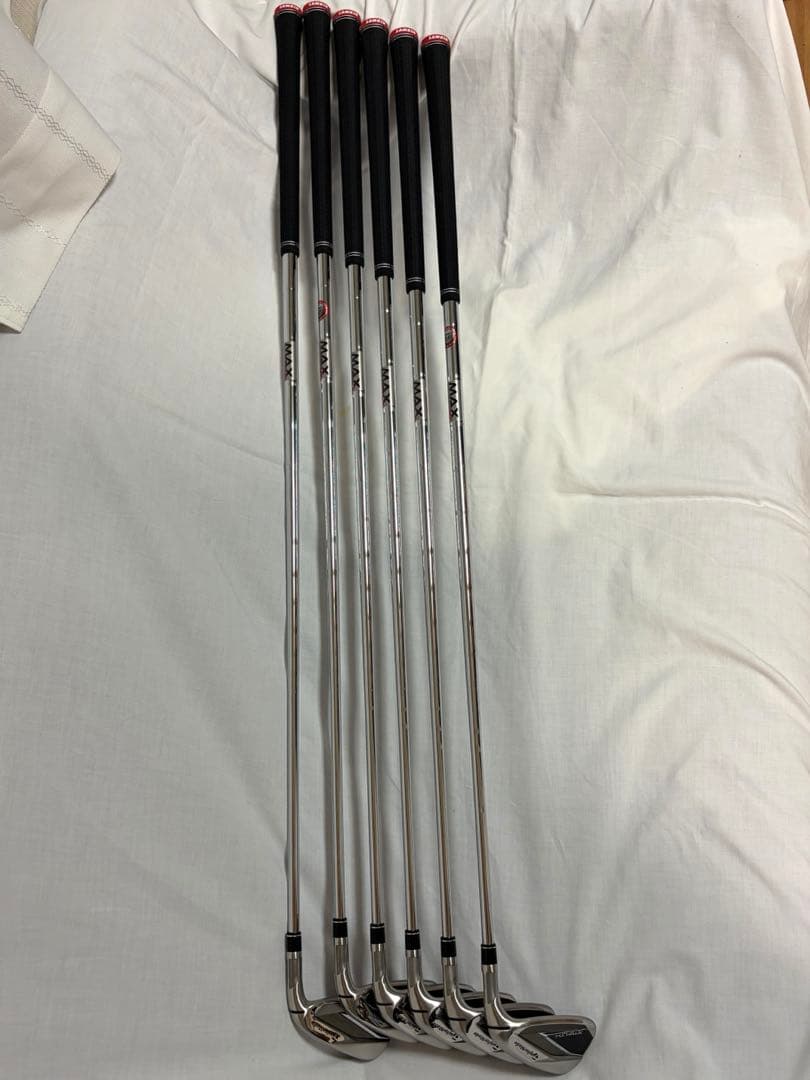 【極美品】ステルス アイアン スチールS テーラーメイド6本セット（6〜AW）