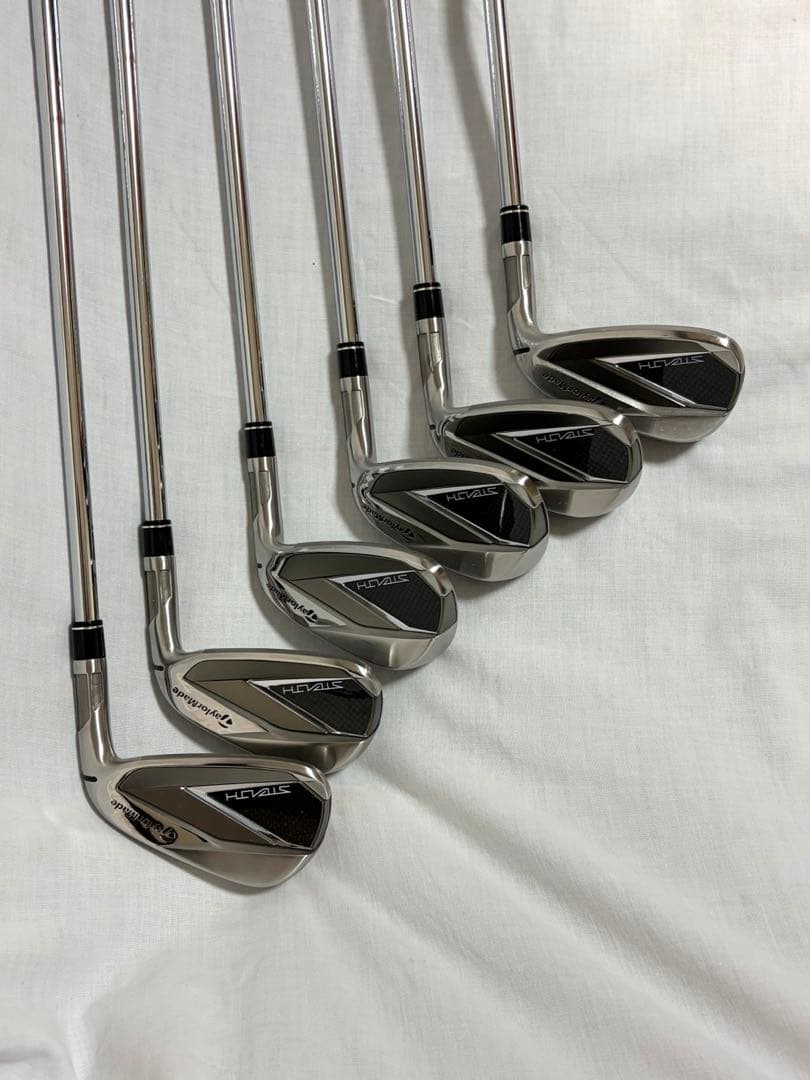 【極美品】ステルス アイアン スチールS テーラーメイド6本セット（6〜AW）