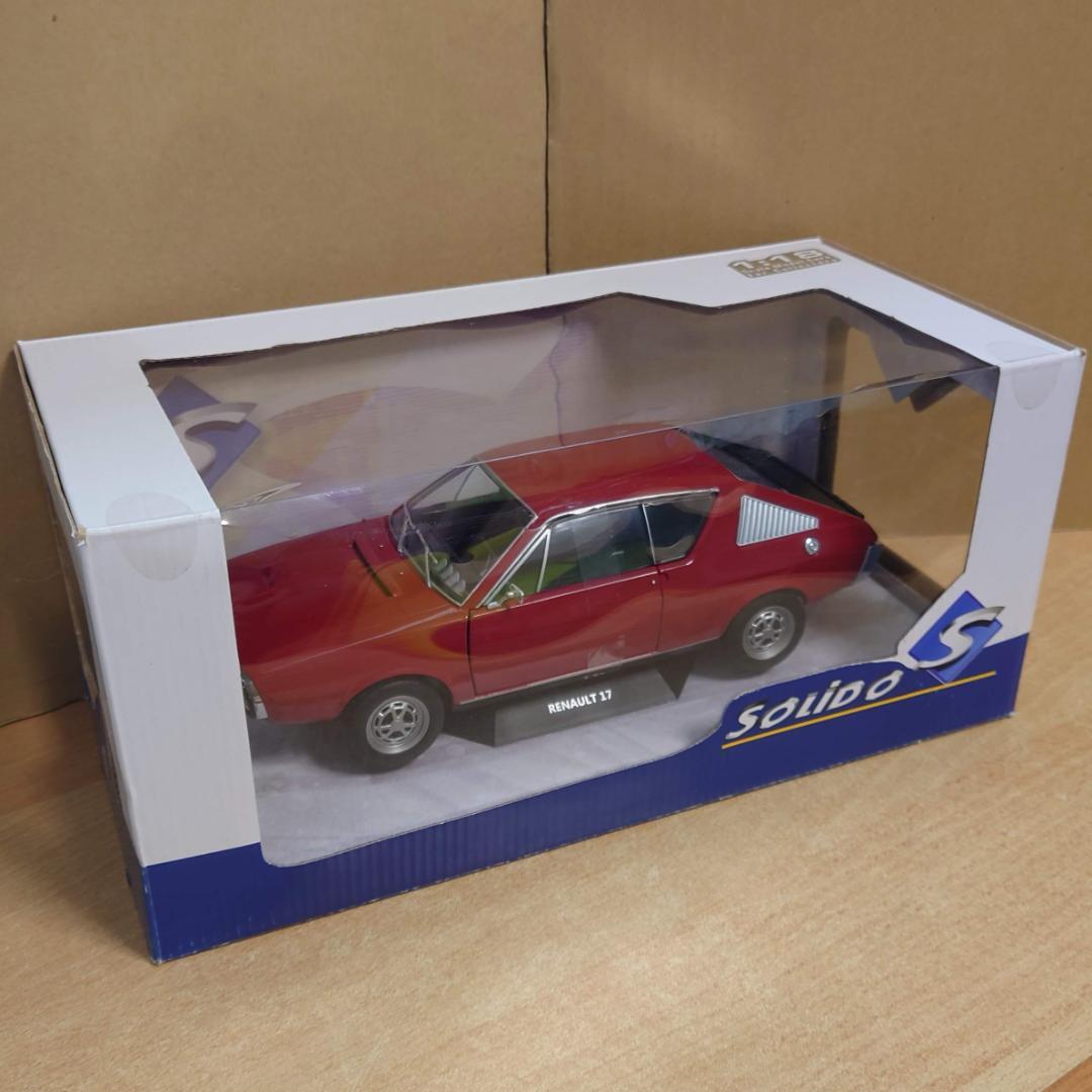 1/18 ルノー 17（ディセット）TL レッド ソリド製ダイキャスト製ミニカー