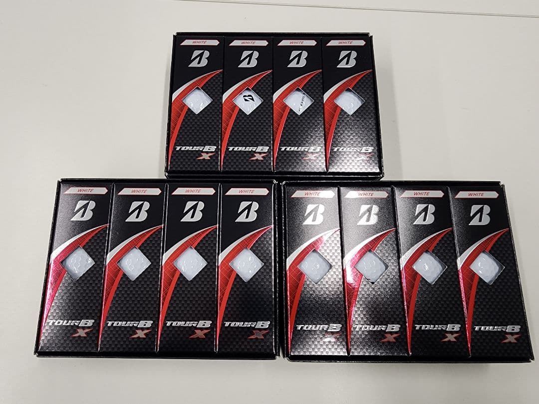 ブリヂストン TOUR B X ゴルフボール 12個入り３箱セット