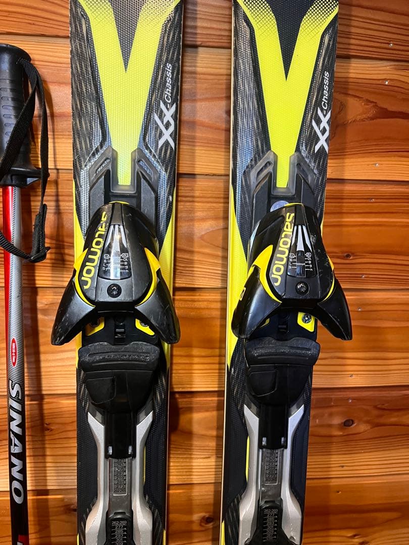 SALOMON　サロモン　スキー板　X-DRIVE 8.3　176cm　ストック