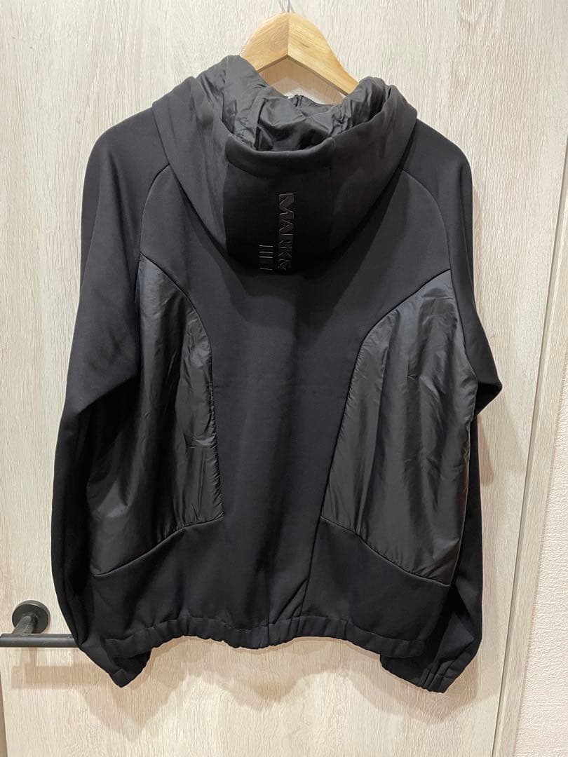 MARK&LONA CODE フーディートップ ブラック サイズM