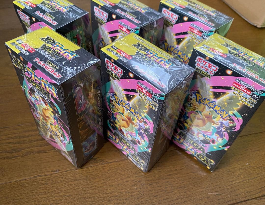 新品未使用：シュリンク付きポケモンカード メガドリームｅｘ6BOX