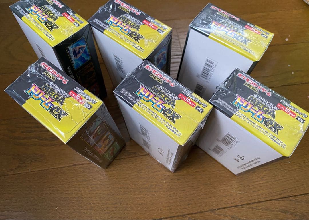新品未使用：シュリンク付きポケモンカード メガドリームｅｘ6BOX