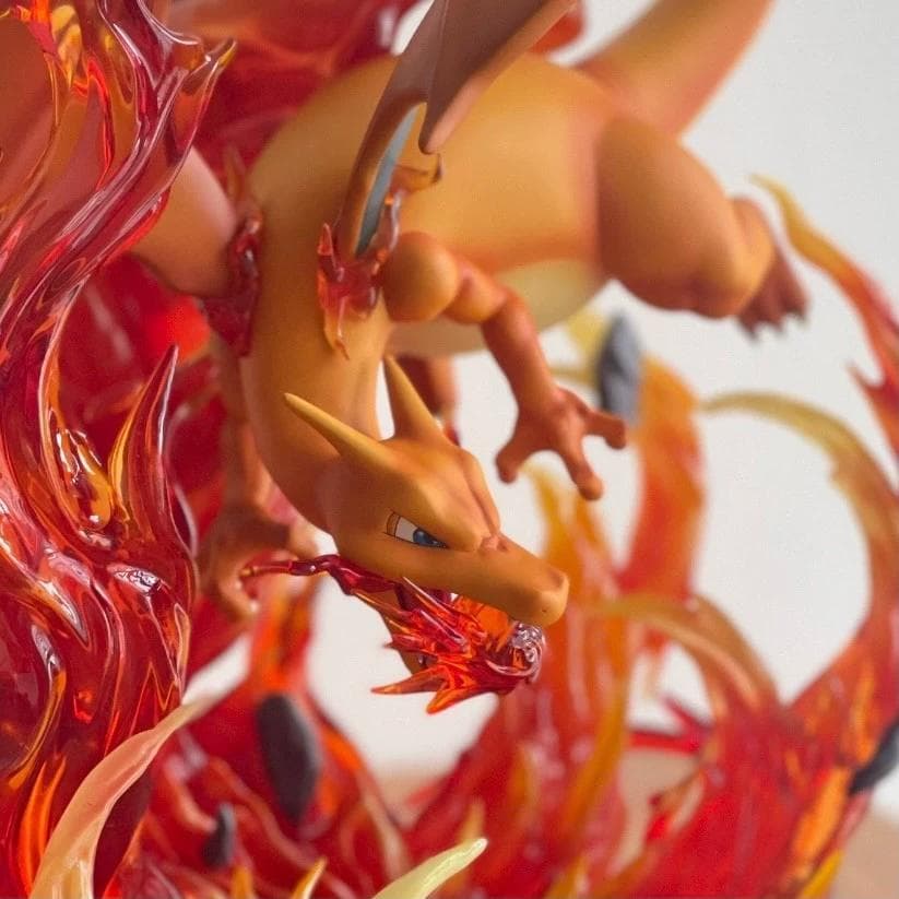 ポケモン リザードン フィギュア 炎エフェクト付き 21cm ビック フィギュア