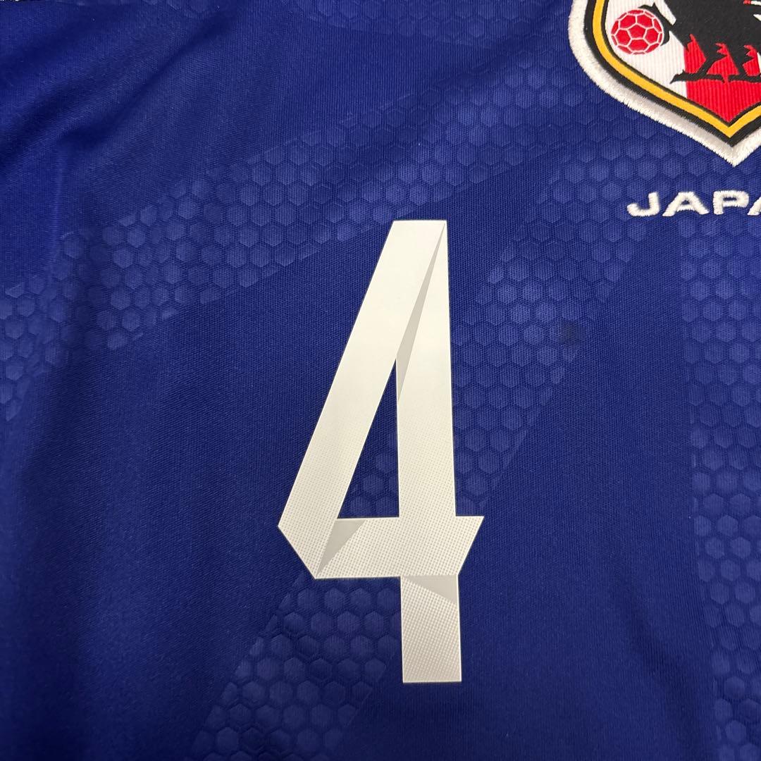 【美品】アディダス サッカー日本代表ユニフォーム 本田圭佑 4番 2014L相当