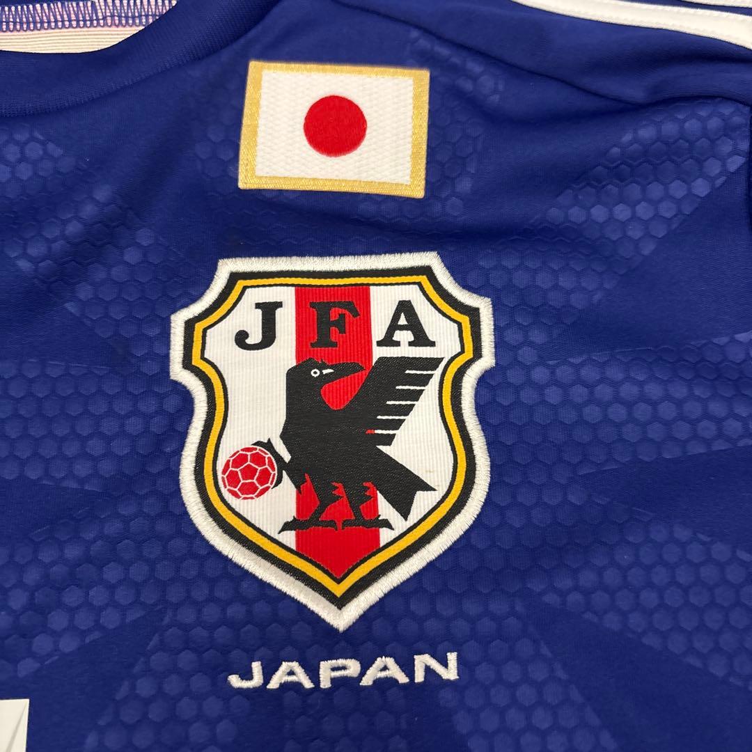 【美品】アディダス サッカー日本代表ユニフォーム 本田圭佑 4番 2014L相当