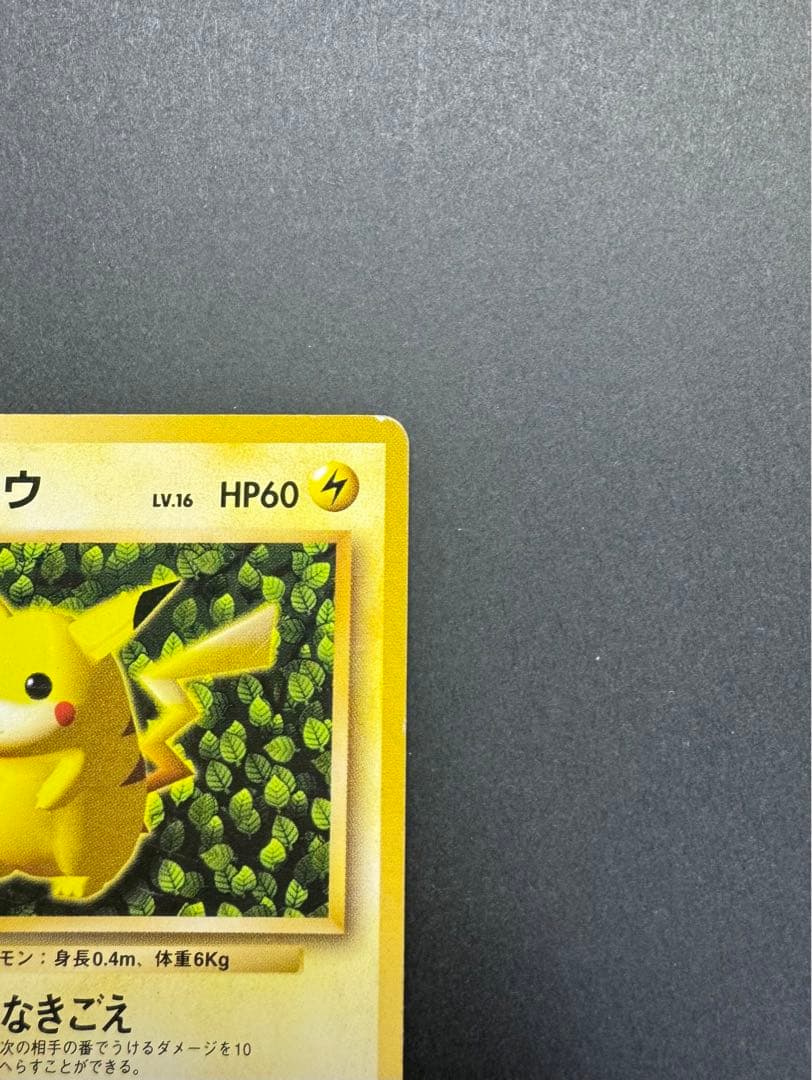 ピカチュウ　旧裏　すぐわかるポケモンカードの遊びかた　光沢なし
