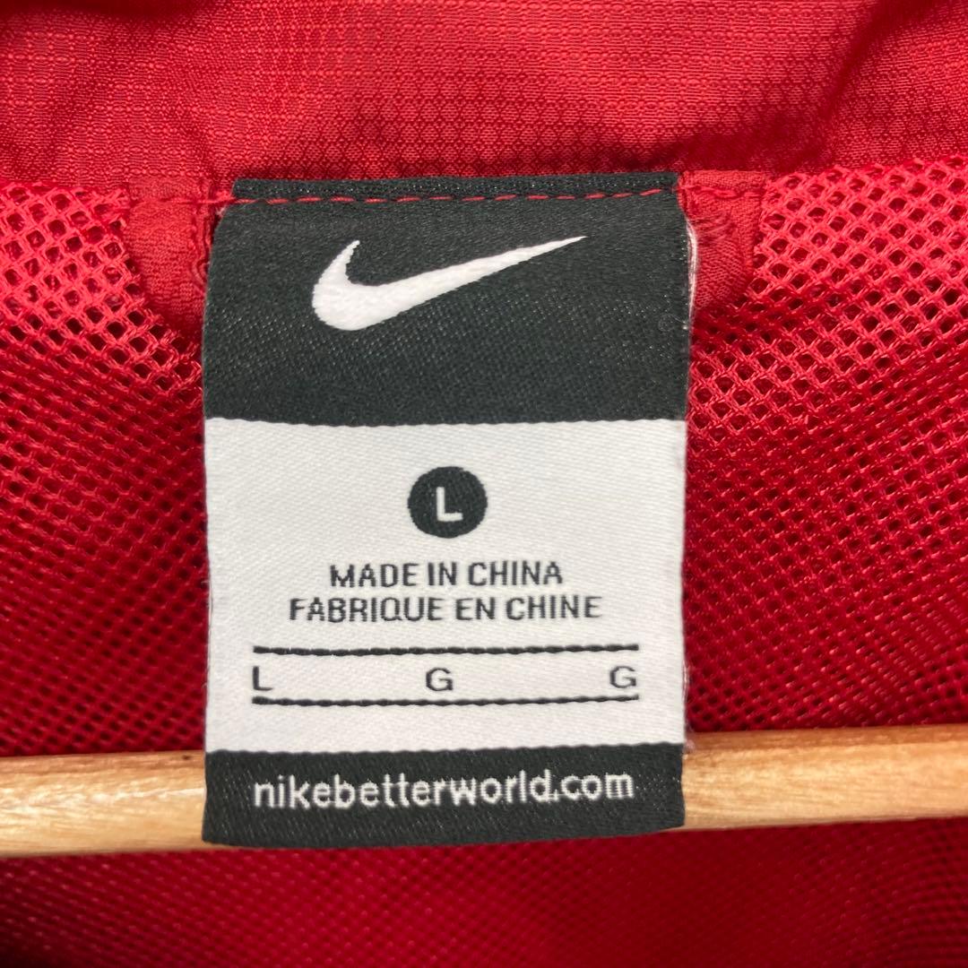 NIKE ナイキ ナイロン ウィンドブレーカー セットアップ 赤
