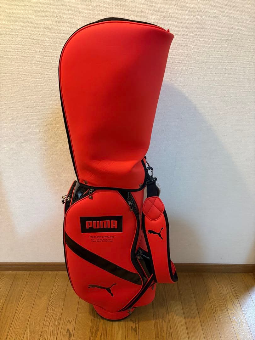 PUMA キャディバッグ レッド