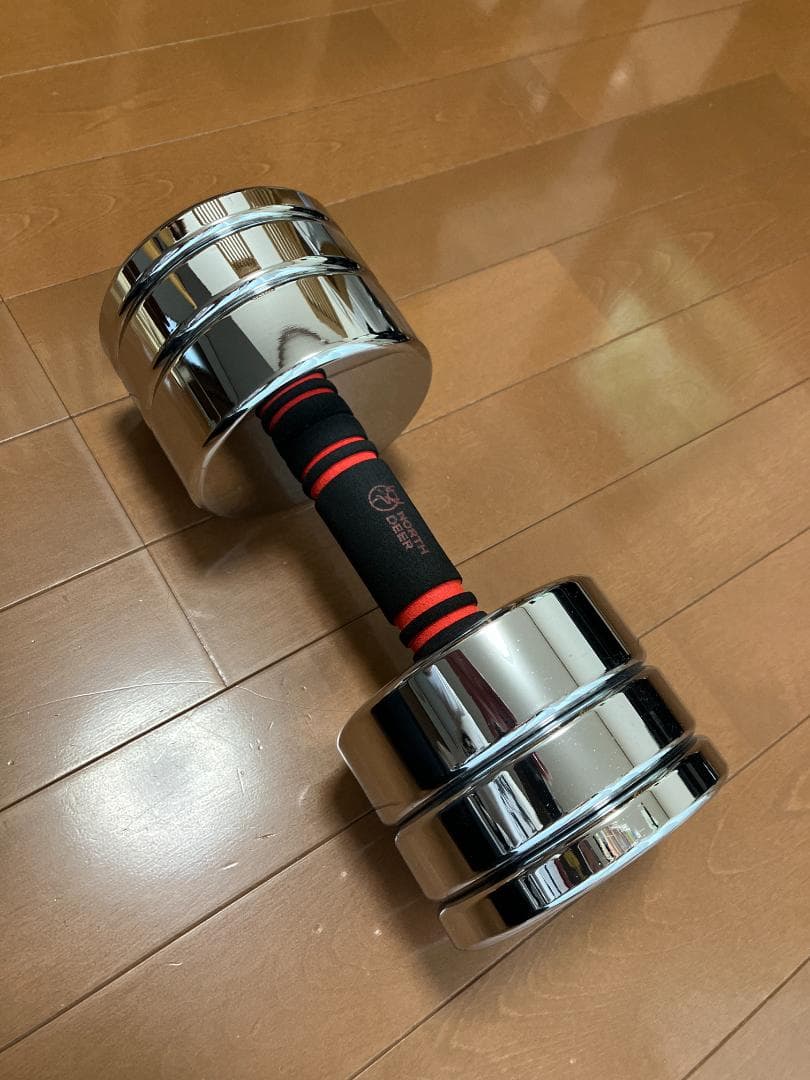 【美品】Northdeer ダンベル 可変式 15kg 鏡面仕上げ 1個 2/2
