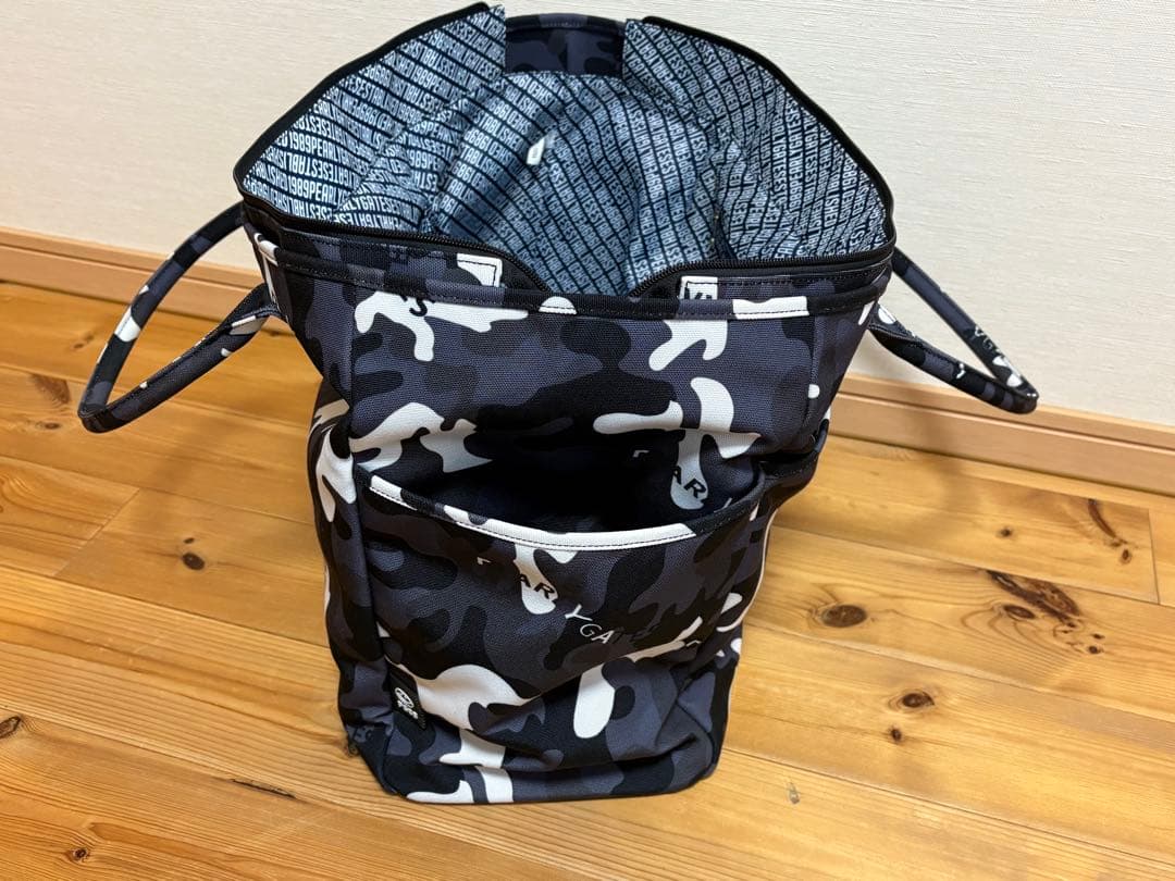 【美品】PEARLY GATES ブラックカモ　バッグ2点セット