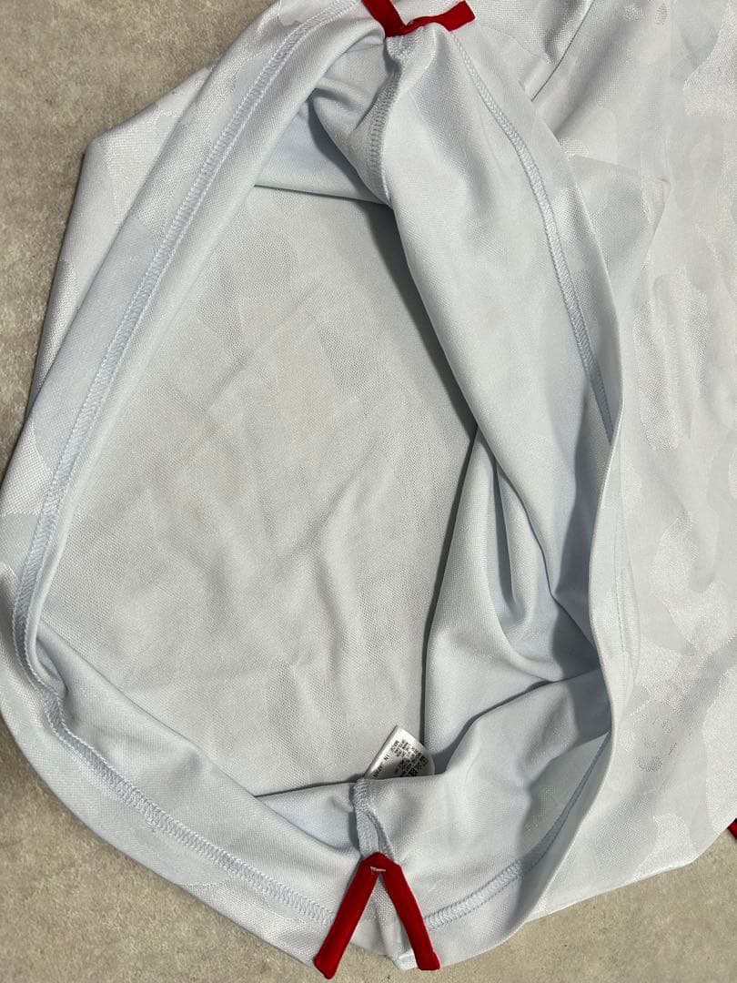 極美品 MARK&LONA ハーフジップ ポロシャツ スカルロゴ シャツ XL