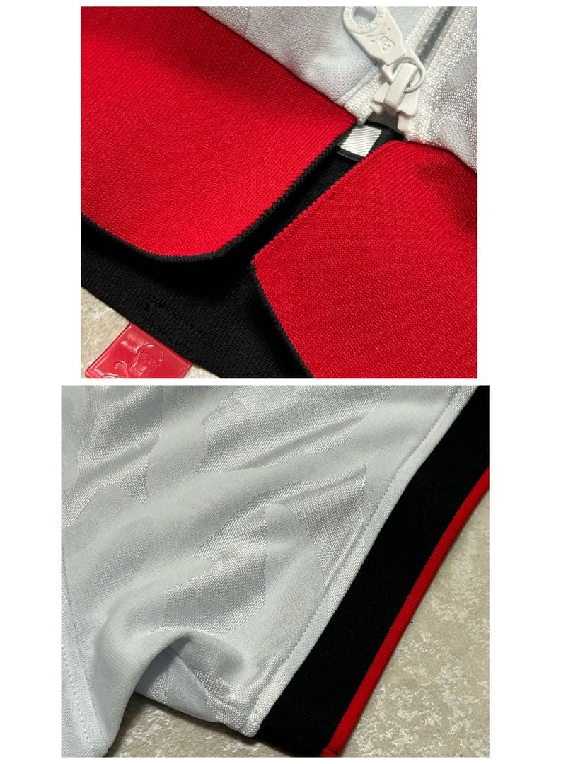 極美品 MARK&LONA ハーフジップ ポロシャツ スカルロゴ シャツ XL