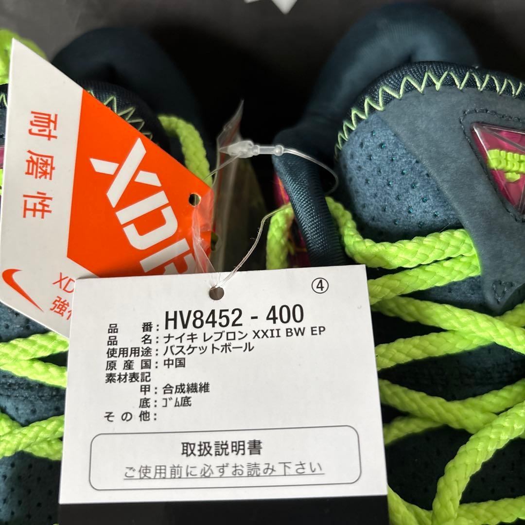 25.5　ナイキ　レブロン 22 EP　バスケットボールシューズ　HV8452