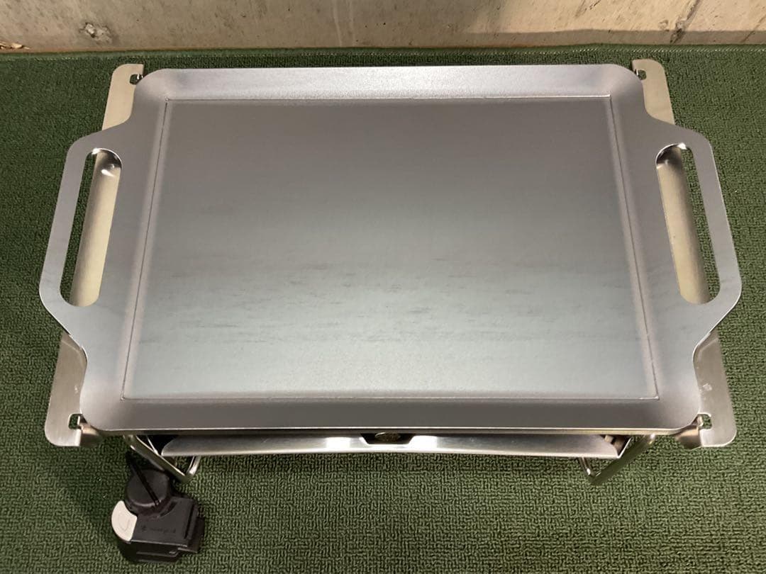 美品 雪峰苑 ＆ 新品 雪峰苑専用 鉄板 グリル スノーピーク