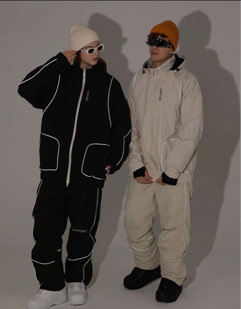 スノボウェア　セットアップ(黒)