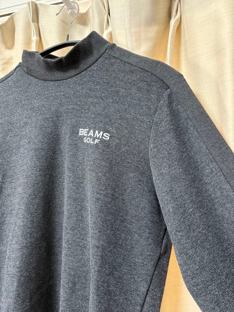 BEAMS GOLF ビームスゴルフ モックネック 長袖 ゴルフウェア グレー