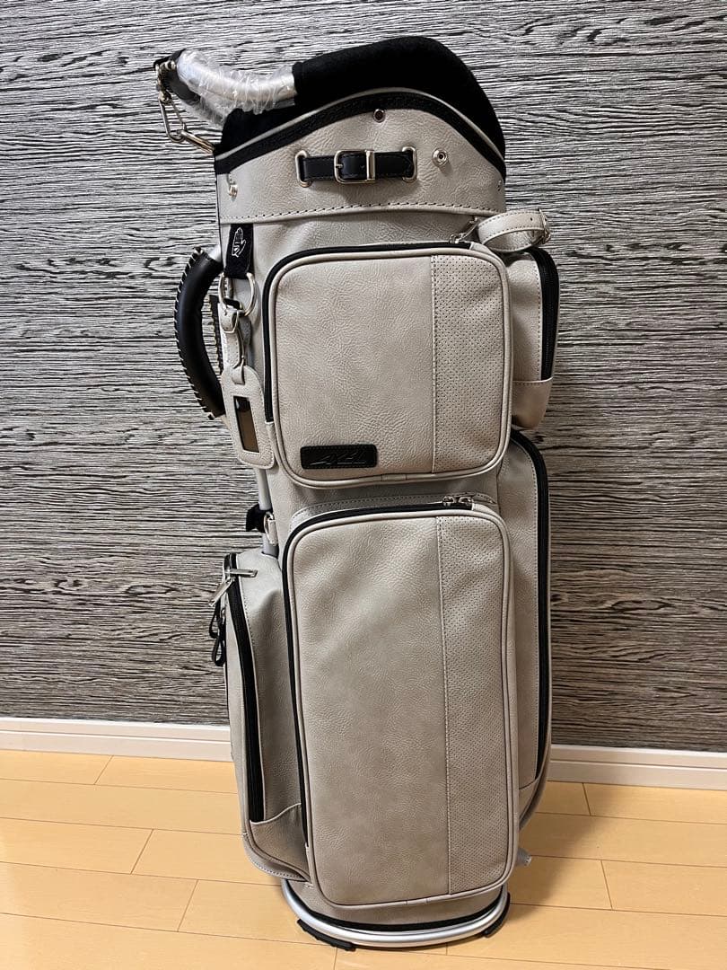 ゴルフバッグ・キャディバッグ　グレー　キャディーバッグ 新品