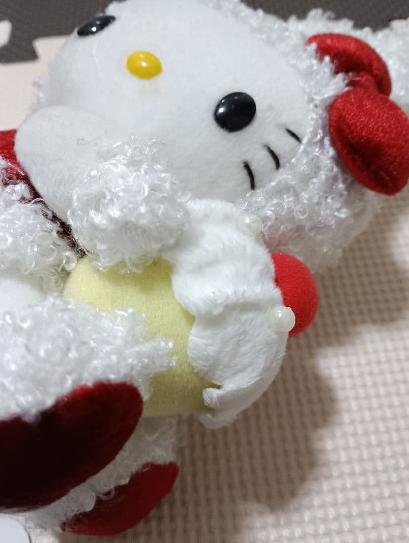 【激レア・非売品】ハローキティ もこもこ ぬいぐるみ カップケーキ エイコー