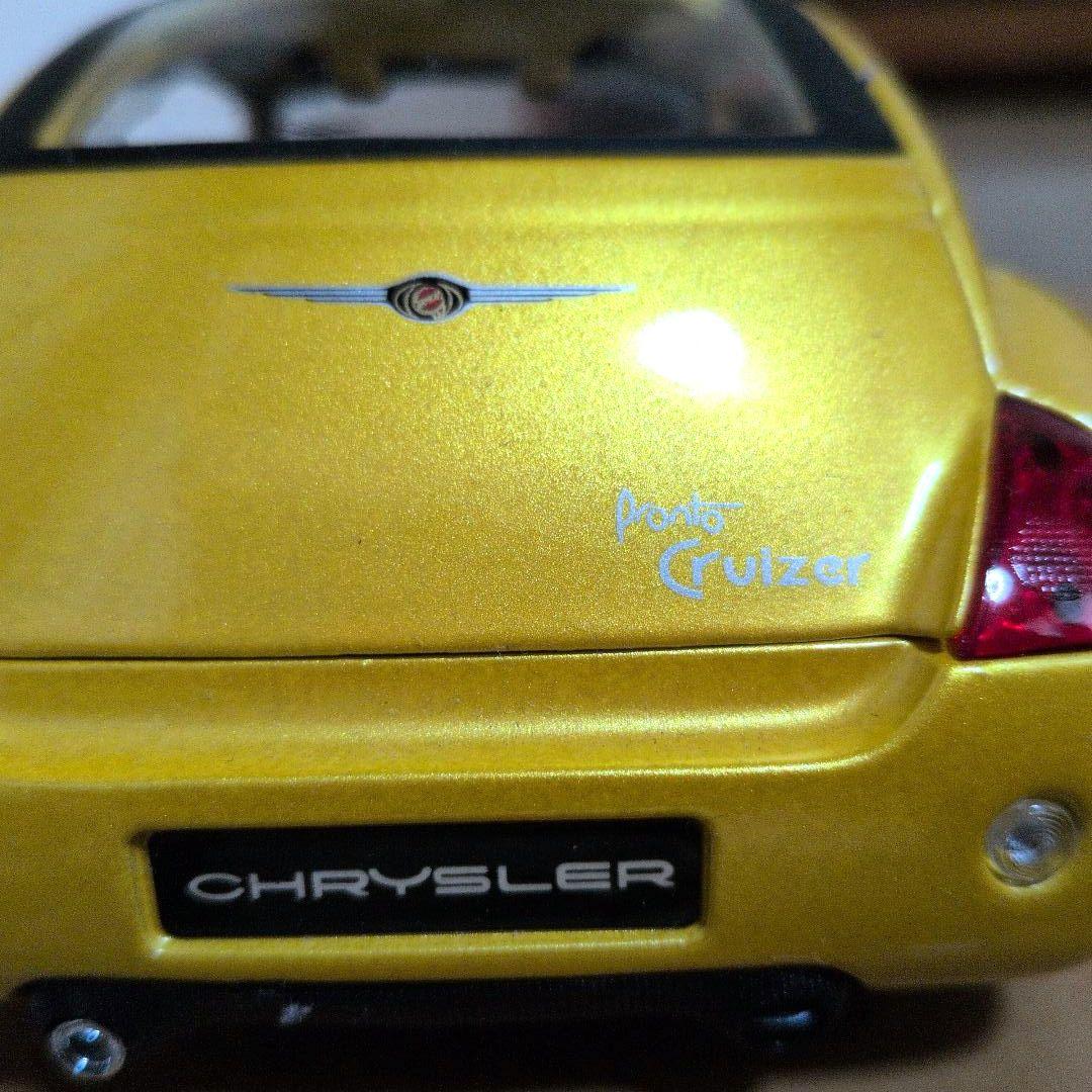 クライスラー・プロントクルーザー　ダイキャスト　 ゴールドイエロー　希少1/18