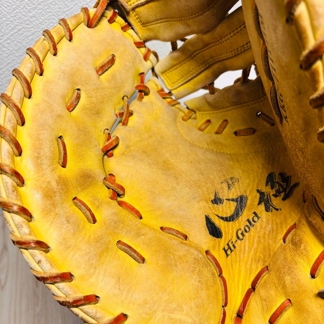 ハイゴールド　軟式野球　ファーストミット　左投げ用　左