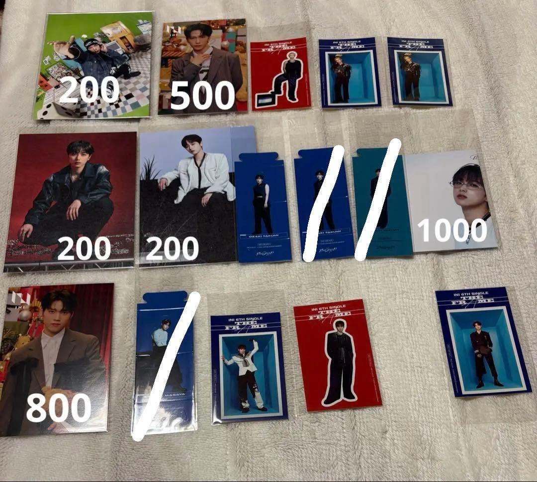 INI トレカ ステッカー など バラ売り 可 まとめ売り