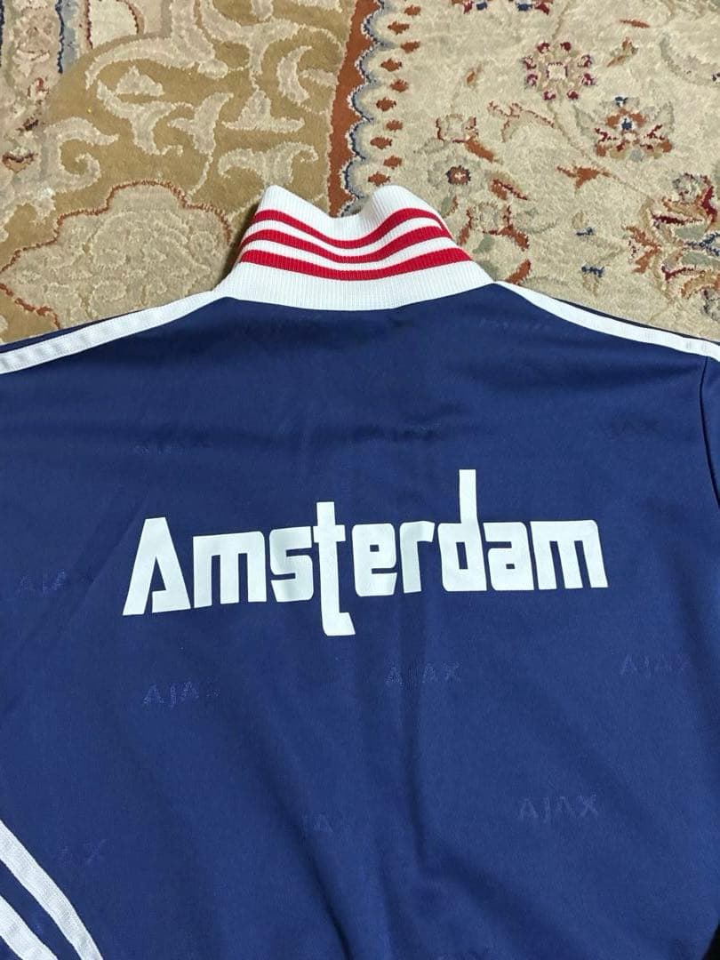 【美品】adidas アヤックス・トラックジャケット90s・万国旗タグ・非売品