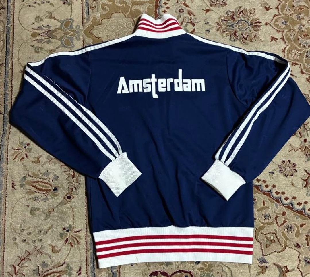 【美品】adidas アヤックス・トラックジャケット90s・万国旗タグ・非売品