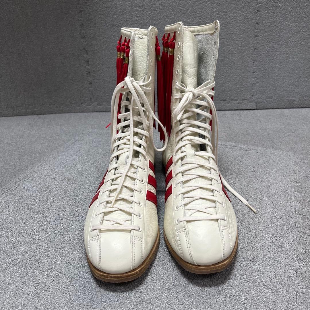 adidas BOXING ドイツ製 赤三本線 タッセル付き 2004
