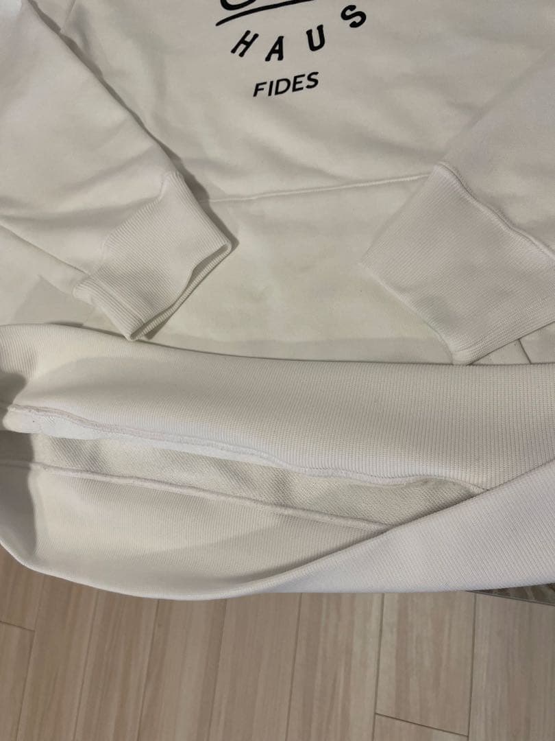 FIDES × CLUBHAUS Logo Parka White golf