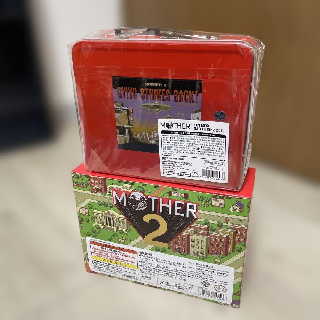 MOTHER2 ロゴフィギュア　TIN BOXセット　ほぼ日