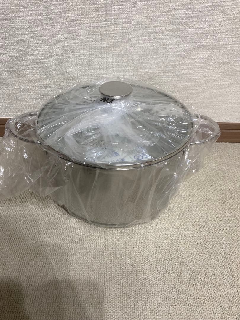 【新品】フィスラー コペンハーゲン シチューポッド 24cm ガラス蓋付き