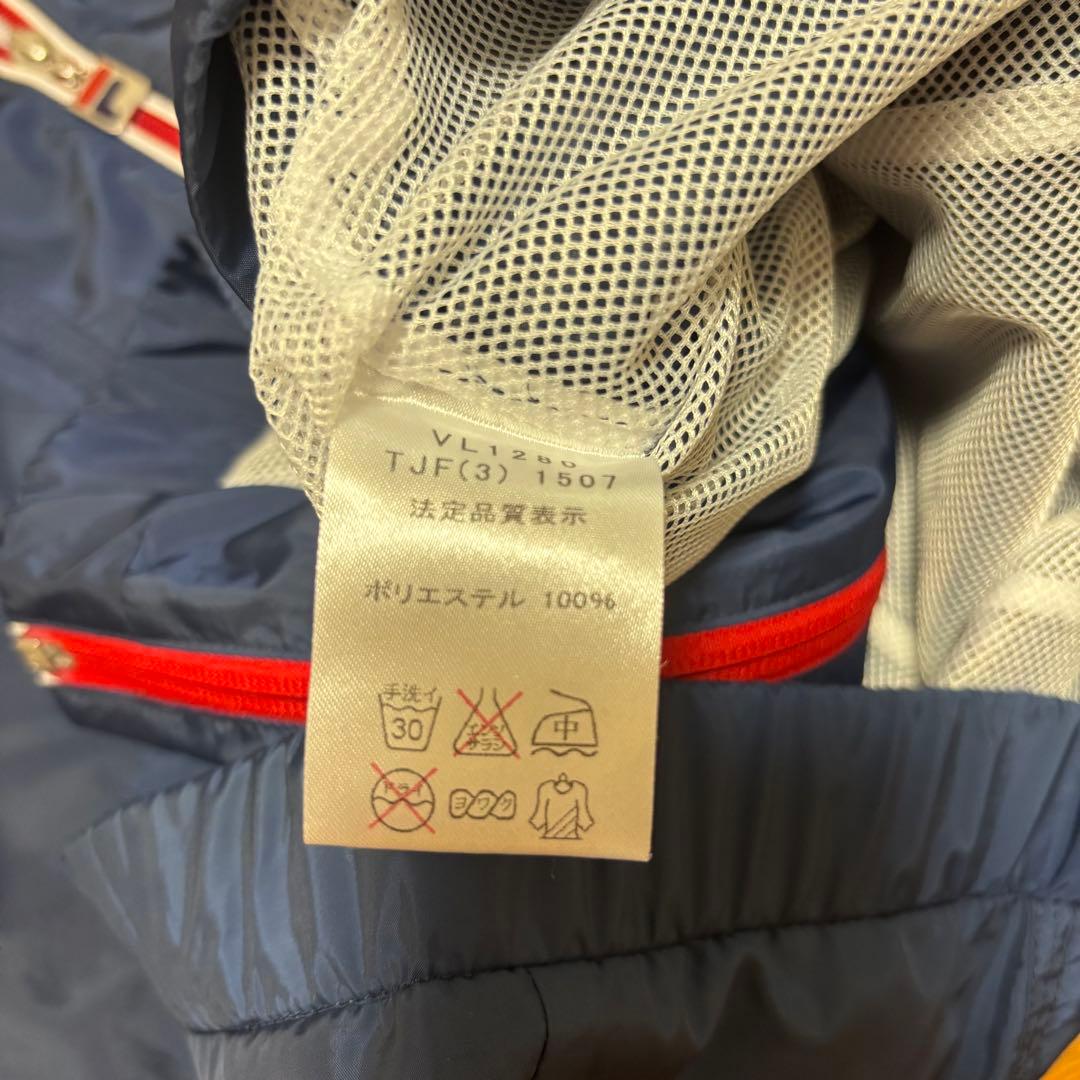 FILA フィラフード付きネイビージャケットLサイズ