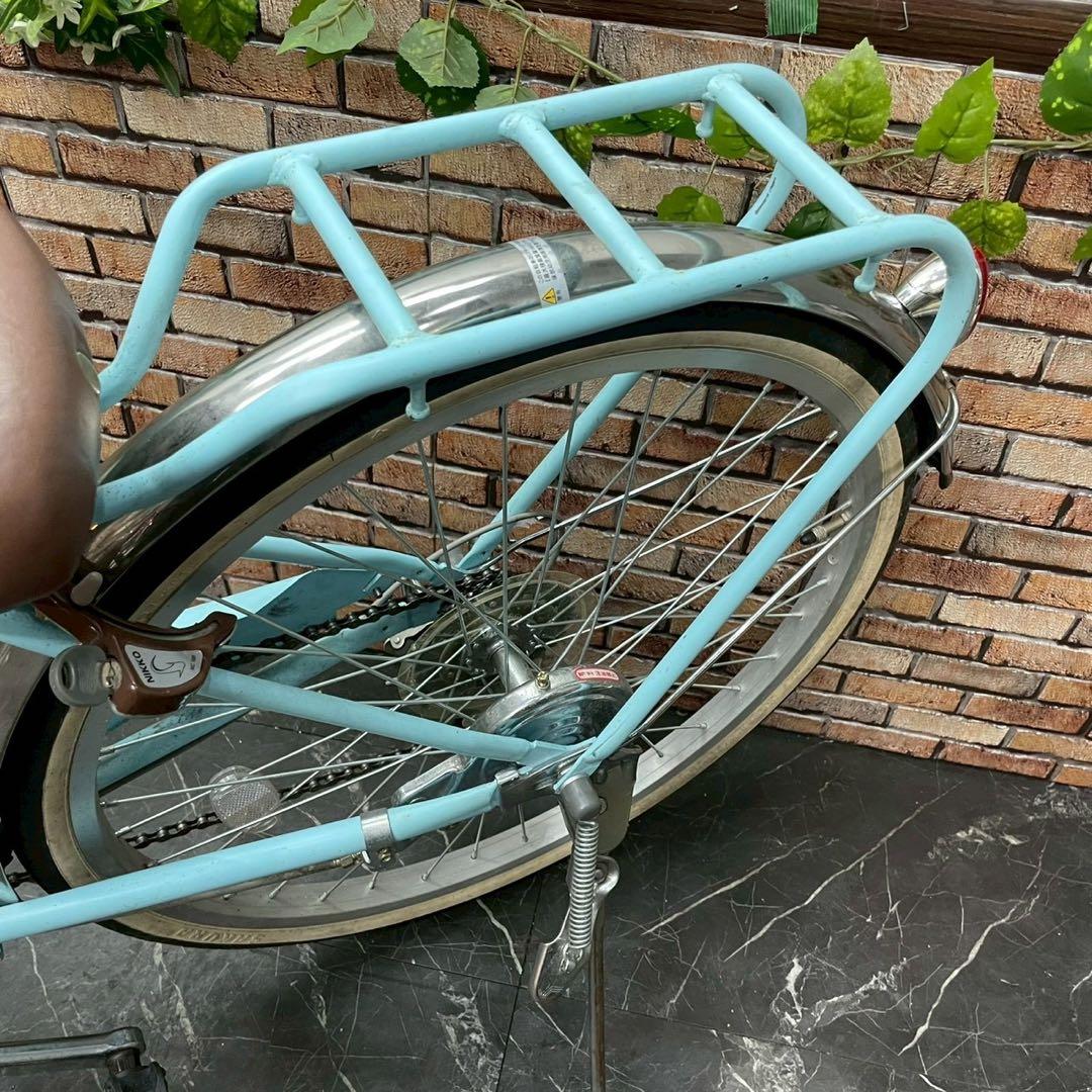 【124】子供用自転車 子供車 ami 水色 22インチ 変速付き