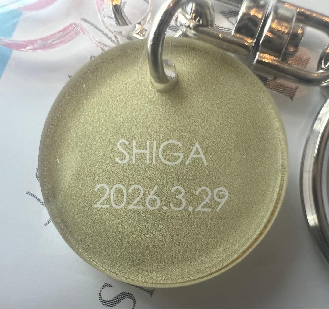 GLAY SHIGA 2026年ツアー記念キーホルダー