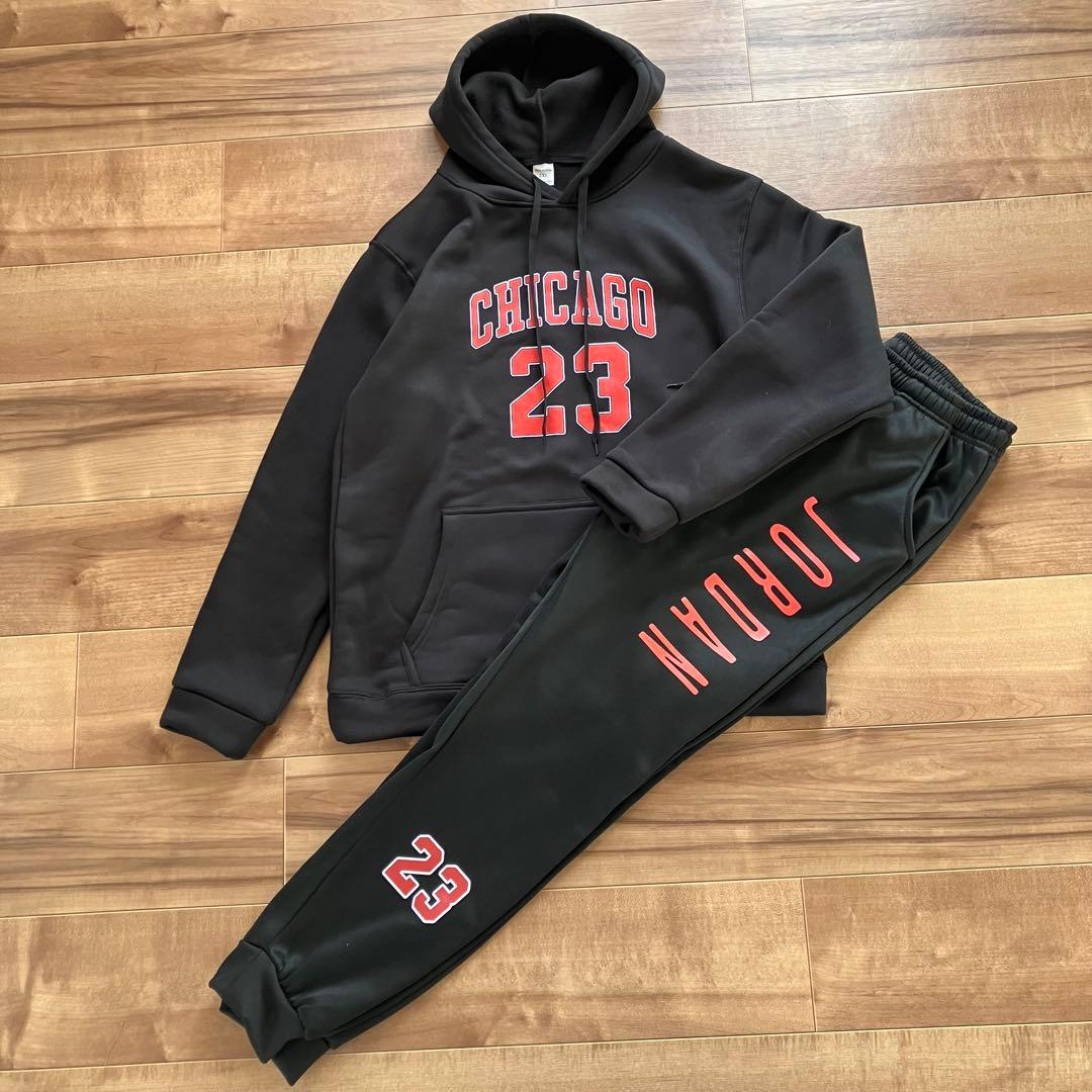 セットアップ　パーカー　スウェット　パンツ　上下セット　NBA 　バスケ　ブルズ