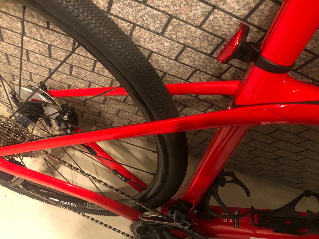送料込TREK ドマーネSLRロードバイク 赤 DT SWISS ホイール