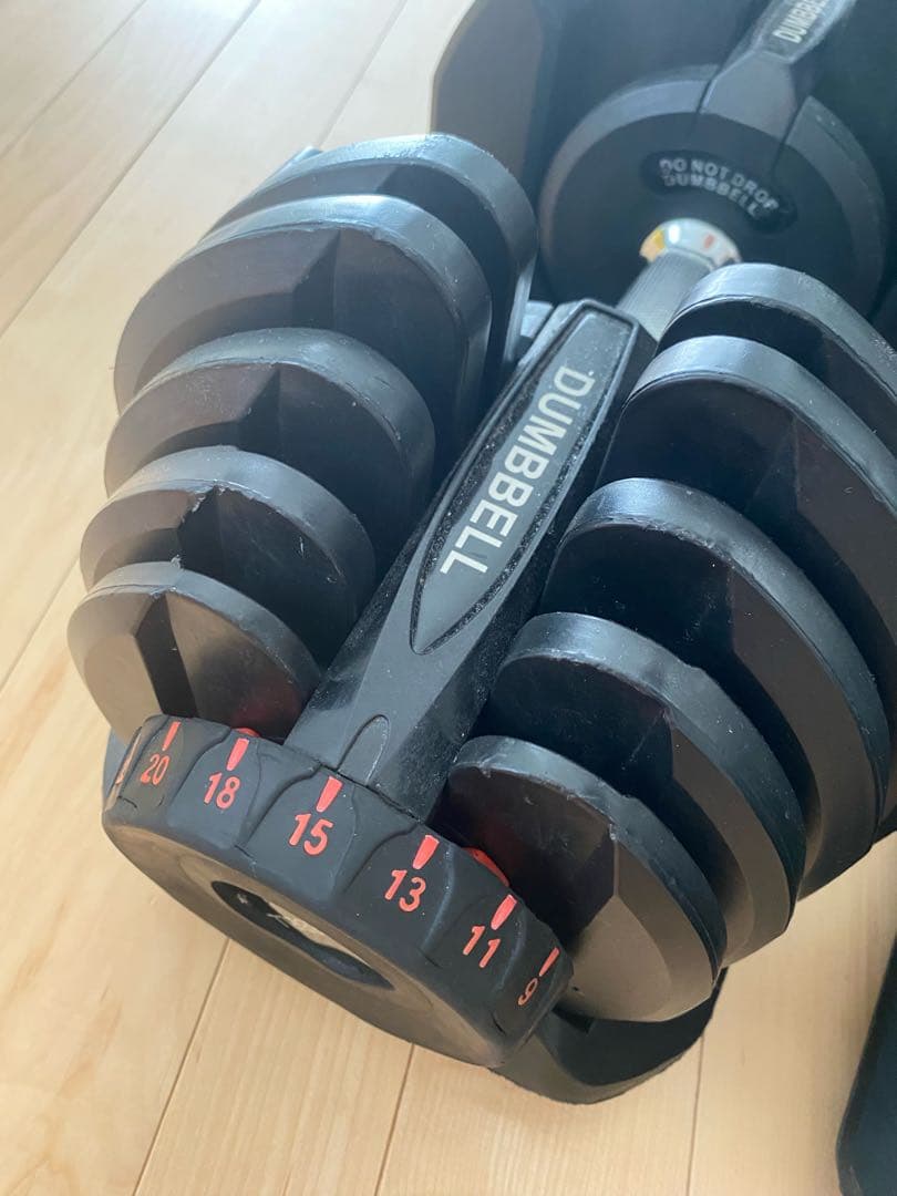 可変式ダンベル 5kgから40kg 4/1