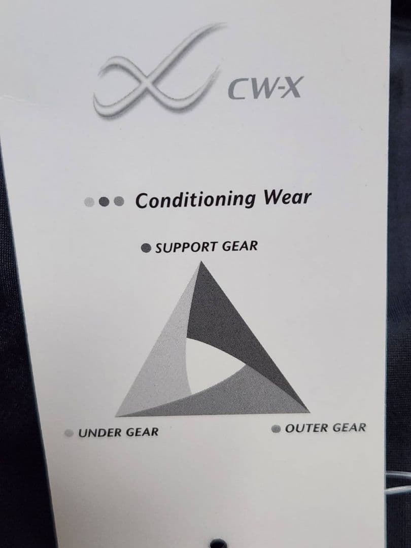 新品、タグ付き CW-X メンズ 自転車用 ビブタイツ Lサイズ