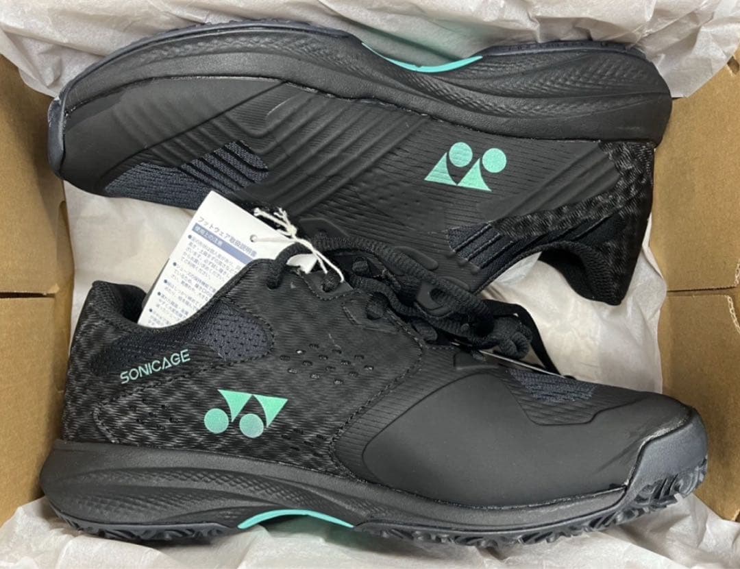 YONEX テニスシューズ クレー砂入人工芝用 4E wide 007 24.5