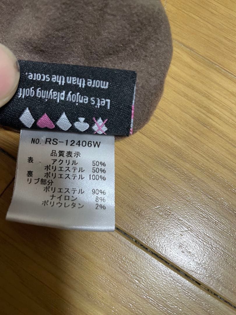 【レディース】Russelunoリバーシブル ベストM フード付き ゴルフウェア