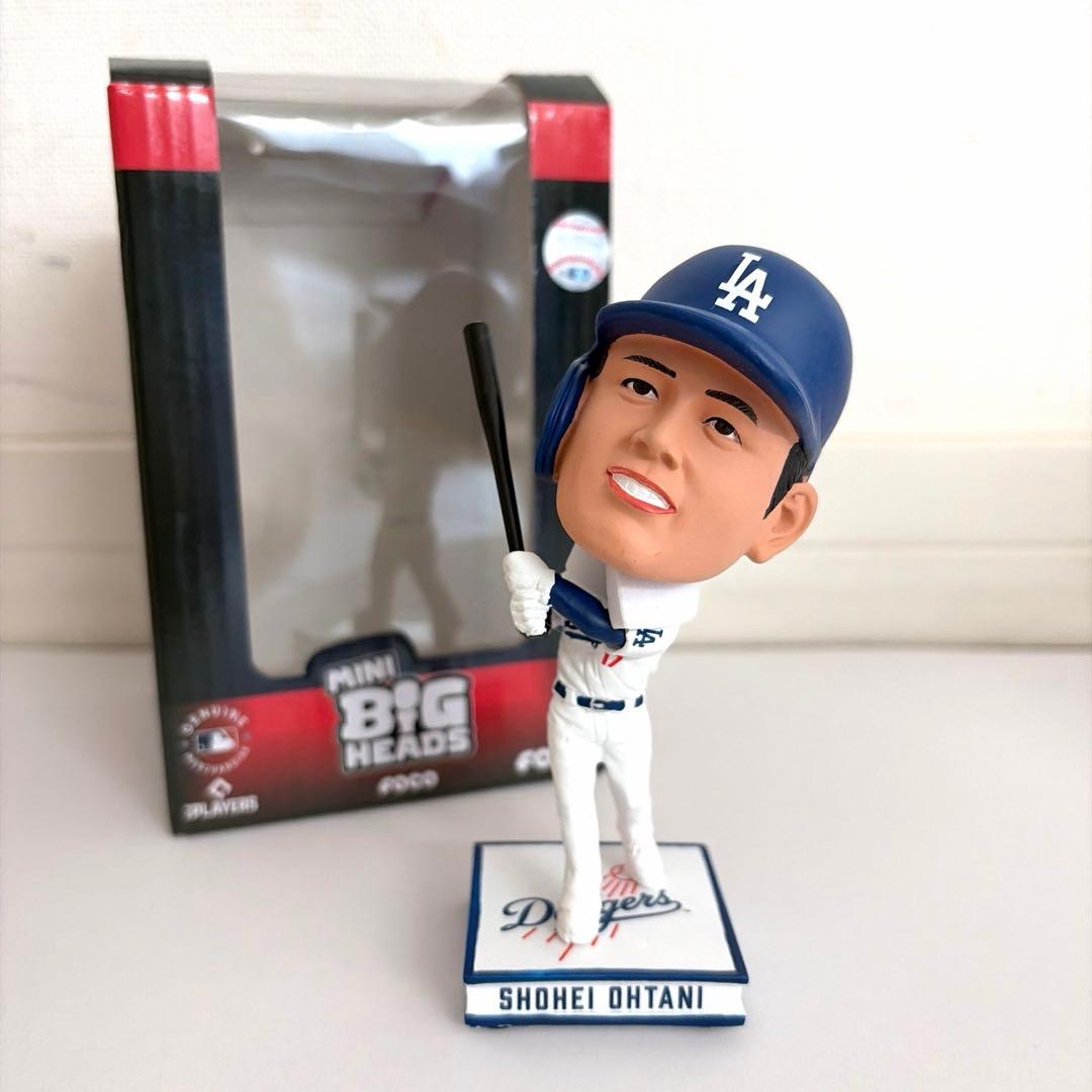 【日本未発売】大谷翔平 ボブルヘッド ドジャース FOCO製 ミニビッグヘッド