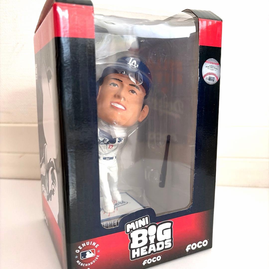 【日本未発売】大谷翔平 ボブルヘッド ドジャース FOCO製 ミニビッグヘッド