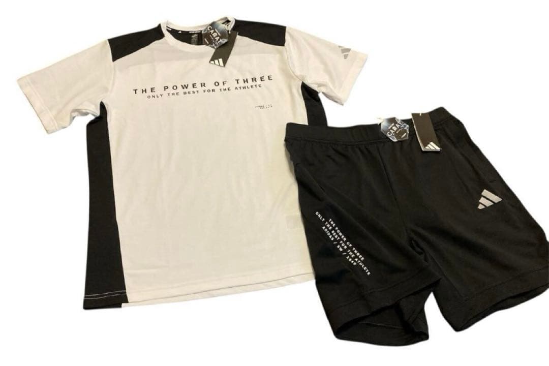 新品 【adidas】 XLアダプテーション Tシャツ＆ハーフパンツセット