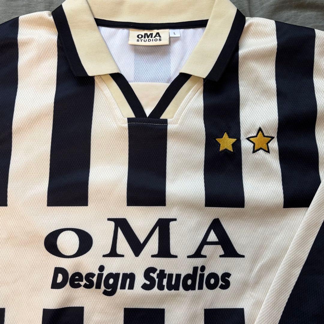 OMA Design Studios サッカーゲームシャツ Lサイズ
