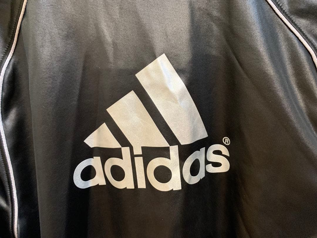 N1206-08★adidas ジャージ上下セット 黒 climalite